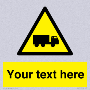 Custom Lorry Hazard Sign